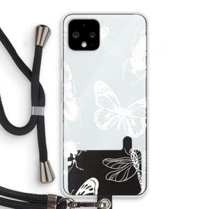 Tiny Bugs: Pixel 4 Transparant Hoesje met koord