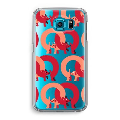 Dogs: Samsung Galaxy S6 Transparant Hoesje