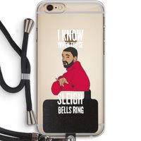 Sleigh Bells Ring: iPhone 6 PLUS / 6S PLUS Transparant Hoesje met koord