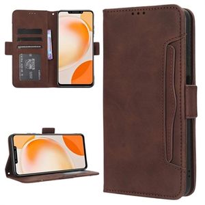 Cardholder Series Huawei Enjoy 60X Portemonnee Hoesje - Bruin