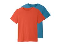 esmara 2 kinder T-shirts (Blauw/oranje, 146/152)