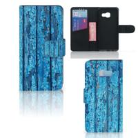 Samsung Galaxy A3 2017 | Book Style Case | Wood Blue