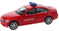 Welly schaalmodel Nex BMW Feuerwehr die cast rood 11 cm - thumbnail