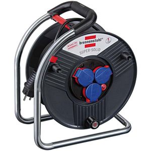Brennenstuhl KTro SUPER-SOLID 1308900 kabelhaspel 3 aansluitingen aderdikte 1.5mm buitengebruik 40m