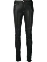 Philipp Plein pantalon skinny en cuir artificiel - Noir