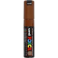 Uni-Posca Posca marker, afm pc-8k, lijndikte 8 mm, breed, bruin, 1 stuk