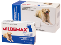 Milbemax Tabletten Hond Groot 4 tabl. 5-75kg - thumbnail