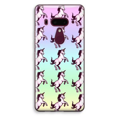 Musketon Unicorn: HTC U12+ Transparant Hoesje