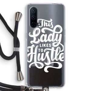 Hustle Lady: OnePlus Nord CE 5G Transparant Hoesje met koord