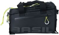 Basil miles trunkbag - sportieve zwarte bagagedragertas voor sportievelingen - 7l - zwart lime
