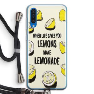 Lemonade: Samsung Galaxy A50 Transparant Hoesje met koord
