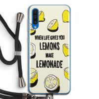 Lemonade: Samsung Galaxy A50 Transparant Hoesje met koord