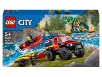 LEGO City 4x4 brandweerauto met reddingsboot - 60412