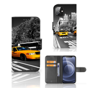 Apple iPhone 12 Mini Flip Cover New York Taxi