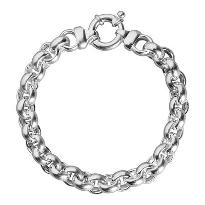 FirstChoice JAS10 Ketting Jasseron zilver 10 mm 50 cm