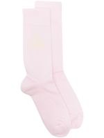 ISABEL MARANT chaussettes Siloki à logo intarsia - Rose