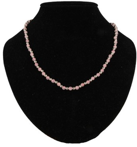 Edelstenen Ketting Rozenkwarts - Ibiza love