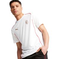 PUMA AC Milan Casuals T-Shirt 2024-2025 Wit Rood Goud - thumbnail