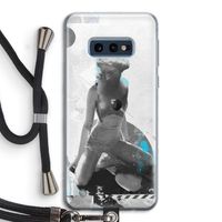 I will not feel a thing: Samsung Galaxy S10e Transparant Hoesje met koord