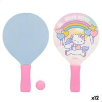 Strandschepjes met Bal Hello Kitty Hout (12 Stuks)