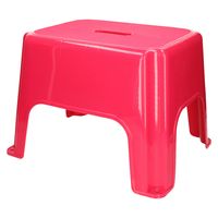 PlasticForte Keukenkrukje/opstapje - Handy Step - fuchsia roze - kunststof - 40 x 30 x 28 cm   -