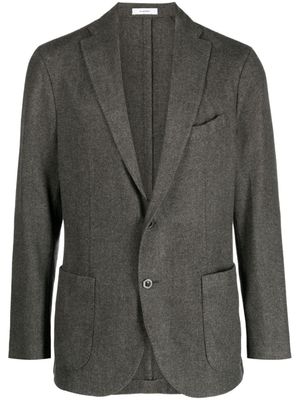 Boglioli blazer boutonné à col cranté - Vert