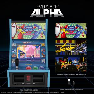 Evercade Alpha Bartop Arcade - Mega Man (6 games)
