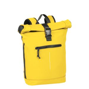 New Rebels Mart New York Geel 21L Rugtas Rolltop Waterafstotend Laptop 15.6"