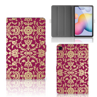 Tablet Hoes Samsung Galaxy Tab S6 Lite | S6 Lite (2022) Barok Pink - thumbnail