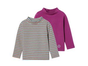 lupilu 2 kinder thermoshirts (110/116, Roze)