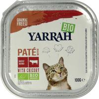 Yarrah Kattenvoer pate met rund bio Yarrah Kattenvoer pate met rund bio