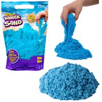 Kinetic Sand - 907 g blauw speelzand om te mengen kneden en maken - Sensorisch speelgoed - thumbnail