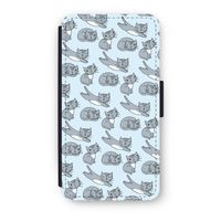 Poezen: iPhone XS Flip Hoesje