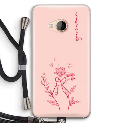 Giving Flowers: HTC U Play Transparant Hoesje met koord