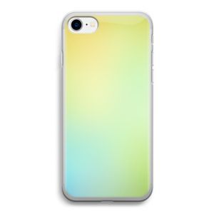 Minty mist pastel: iPhone SE 2020 Transparant Hoesje