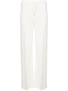 Ermanno Scervino pantalon à lien de resserrage - Blanc