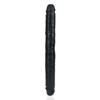 RealRock by Shots Slim Double Ended Dong 14 / 35,6 cm - Black - thumbnail