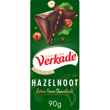 Verkade Reep Extra Puur Hazelnoot 90 g bij Jumbo