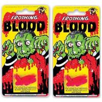 16x stuks horror kunstbloed capsules - voor in de mond - Nepbloed - Halloween
