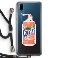 S(peach)less: Huawei P20 Transparant Hoesje met koord