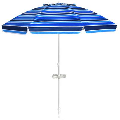 220 cm Strandparaplu UPF50 + Draagbare Parasol Parasolparaplu Strand Zonnescherm