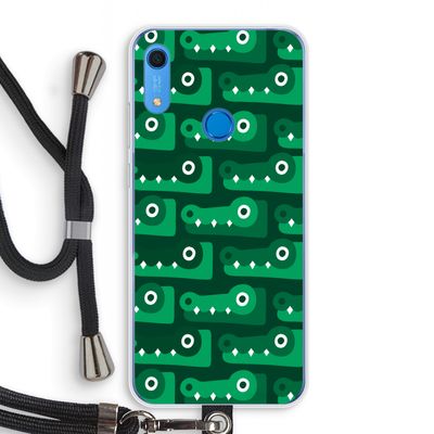 Crocs: Huawei Y6s Transparant Hoesje met koord