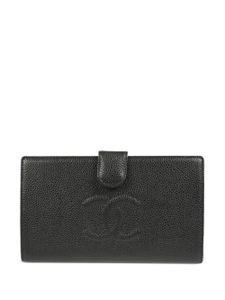 CHANEL Pre-Owned portefeuille pliant 2007 - Noir