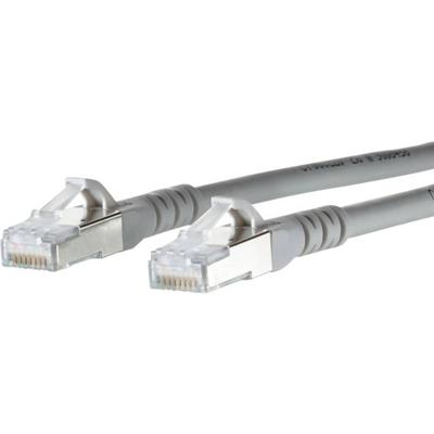 Metz Connect 1308457033-E RJ45 Netwerkkabel, patchkabel CAT 6A S/FTP 7.00 m Grijs Snagless 1 stuk(s)