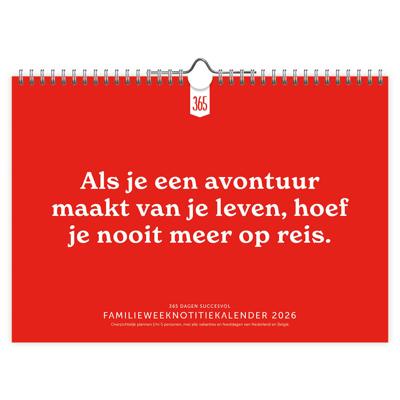 365 Dagen Succesvol FamilieWEEKnotitiekalender 2026