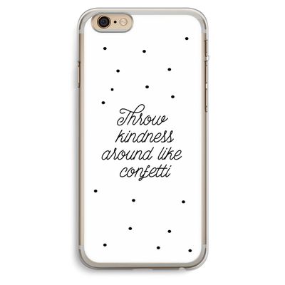 Confetti: iPhone 6 Plus / 6S Plus Transparant Hoesje