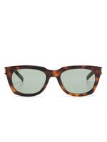 Saint Laurent Eyewear lunettes de soleil SL 582 à monture carrée - Marron - thumbnail