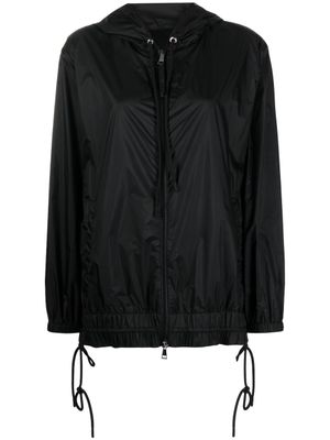 Moncler imperméable à capuche - Noir