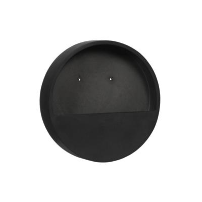Muur bloempot Wally XS zwart