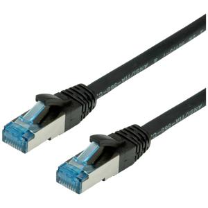 VALUE 0.5m S/FTP Cat.6a netwerkkabel Zwart 0,5 m Cat6a S/FTP (S-STP)